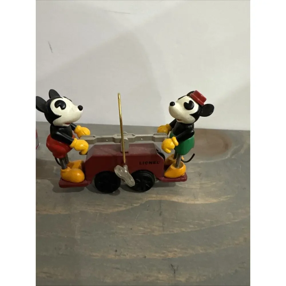 Mickey and Minnie Handcar Lionel 1998 Hallmark Keepsake Ornament DISNEY NOS